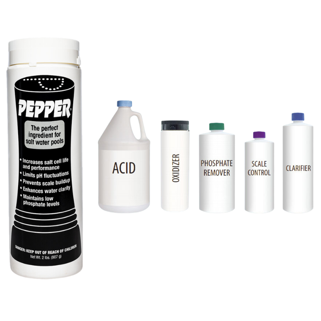 PEPPER compared to acid, oxidizer, phosphate remover, scale control, clarifier, all of which it replaces!